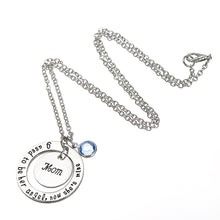 XIAOJINGLING Crystal "I Used To Be His Angle,Now He's Mine" Round Stamped