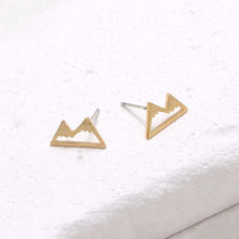 1Pair Cute Snow Mountain Earrings,Unique Ear Studs Nature Inspired Small Ea