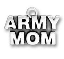 HAEQIS Wholesale Vintage Army Mom Message Alloy Charms 50pcs AAC769-in Char