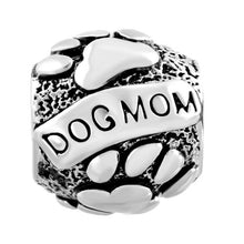 LeoBon Mother Daughter Charms Dog Charm Bracelet Mom On Puppy Dog Charm Fit