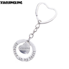 XIAOJINGLING Hollow Keychains Granddaughter Grandma Mom Aunt Daughter Siste