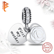 Gift!!! Fit Original Pandora Bracelet Charm Beads For Mom Authentic 925 Ste