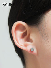 SMJEL Wholesale Tiny Square Stud Earrings for Women Simple Geometric Pendie
