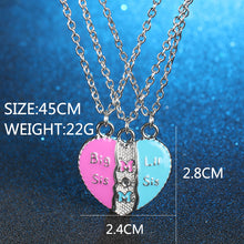 COLSEN Family Series MOM BIG SIS LIL SISTER Color Enamel Necklace Set Brand