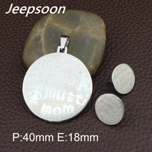 Wholesale Fashion Stainless Steel Jewelry Sets Mama Mutti mom For  Women Pe