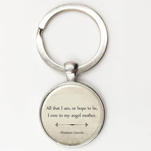 Inspirational Quote Necklace,Inspirational Jewelry,Mother's Day Gift, Abrah