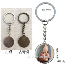 Personalized Photo key chains Custom Keychain Photo of Your Baby Child Mom