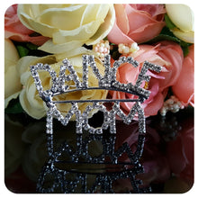 Austrian Rhinestone Brooch "DANCE MOM" Pin as The Unique Gift to Mother-in