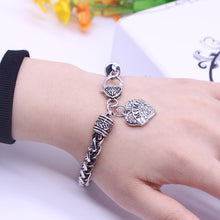 2017 New Fashion Jewelry Charm Rhinestone Heart Bracelet Letter MOM SISTER