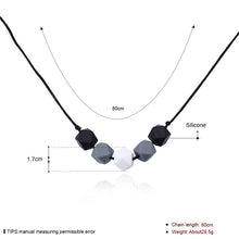 Food Grade Silicone Baby Necklaces Teething Necklace For Kids/Sensory Hexag