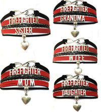 Drop Shipping Infinity Love Firefighter Wife/Mom/Sister/Grandma/Daughter Br