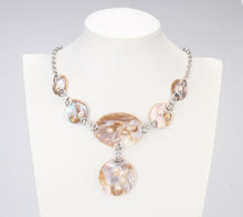 Mother of pearl shell necklace choker fashion jewelry birthday gifts for wo