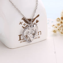 mother and baby jewelry Maternity Jewelry for Women Mom Gift Heart Crystal