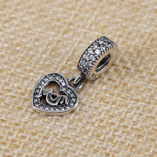 Fit Pandora Original Charms Bracelet 100% 925 Sterling Silver Bead Mom Dang