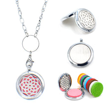 8 Styles Stainless Steel MOM Aromatherapy Perfume Essential Diffuser Locket