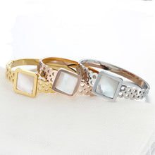 New Stainless Steel Bracelet Bangles Gold Silver Rose Gold Opening Cuff Ban