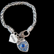 my shape Police Sister Bracelet Police Badge Charm Mom and Daughter Bracele