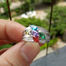 AI JA JA Fashion Marquise Women Rings Personalized 925 Sterling Silver Engr