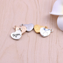 10pcs DIY Alloy love letter mom word charm pendant  Floating Locket alphabe