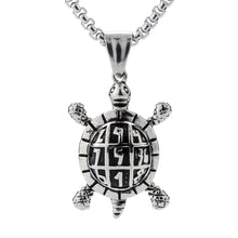 Turtle necklace for men women stainless steel pendant charm W chain jewelry