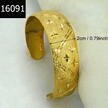 Anniyo ONLY ONE PIECE / Africa Bangles for Women Gold Color Dubai Jewelry E