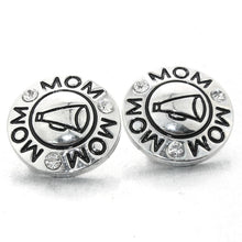 Boom Life 10pcs/lot Football Soccer Baseball Mom Snap Button Fit 18mm 20mm