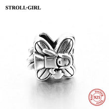 100% Sterling 925 Silver Lovely Schoolgirl Angel Charm Beads Fit Original P