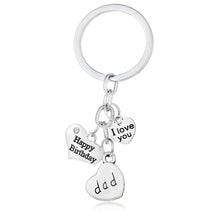 Bespmosp Dad Mom Sister Brother Grandma Grandpa Family Key Chain Ring Keyri
