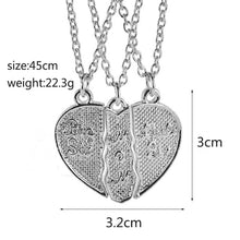 COLSEN Family member Necklace Gold color & Silver color MOM BIG SISTER LITT