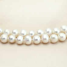Multilayer freshwater pearl necklace set women,real wedding natural pearl n