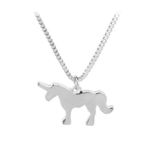 My little pony Necklaces unicorn Animal horse Necklace anime gold Silver Pl