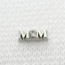 100pcs/lot Crystal Mom charms floating charms living glass memorty floating