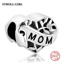 Fit Authentic Pandora Bracelets silver 925 Original 2017 new style Mom I lo