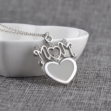 A Warm Gift Mom Love Heart I Love Mom Chic Glow In Dark Pendant Necklace Mo