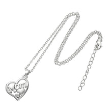 Skyrim Heart Mom Statement Message Family Charm Link Chain Pendant Jewelry