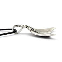 1pcs Vintage Silver Spoon Jewelry Pendant Mermaid Tail Necklace For Mom Gra