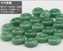 Authentic India Dongling Pendant Buckle Green Stone Jewelry And Energy Crys