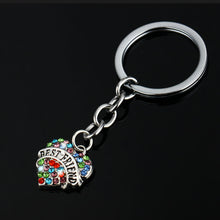 Crystal Heart Keyring Mom NaNA Niece Aunt Sister Best Friend Keychain Mothe