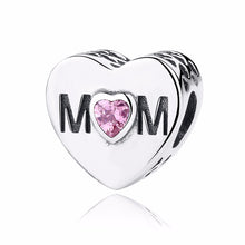Mother's Day gift Love Mama/Mom/Mother 100% 925 Sterling Silver Charm Beads