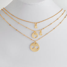 QIHE JEWELRY 3pcs/set Mother Daughter and Grandma Heart Necklace Matching N