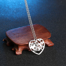 COLSEN Heart Mum & Baby Necklaces,I Love My Mother,  silver color Mama/Mom