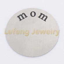 22mm Silver/Gold/Rose Gold MOM Floating plates Fit 30mm 316L Stainless Stee