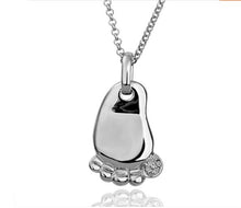2016 Baby foot Jewelry Sets Fashion cute Son's feet jewelry sets silver Pla