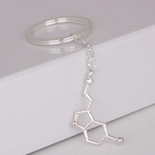 2016 Love Dopamine keychain  Structural Formula Chemical keychains Love Hap