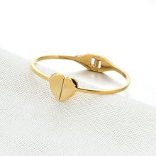 New Stainless Steel Bracelet Bangles Gold Silver Hear Design Bracelet Best
