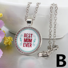 2017 Trendy Round Mothers Day Necklace You Are The Best Mom Ever Pendant Gl