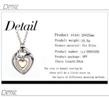 Mom And Baby Necklace Mother's Day Gift Mother Mum Son Daughter Child Cryst