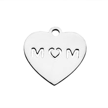 Grace Moments 20pcs/lot High Polishing 316L Stainless Steel Mother's Day Ch