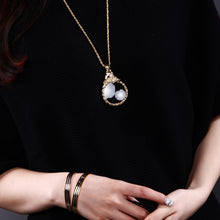 DreamCarnival 1989 Long Chain Necklace for Mom Parents Zoom Len Flower Pend