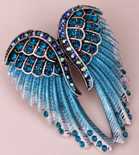 Angel wings brooch pin pendant women biker jewelry gifts for mom her wife g